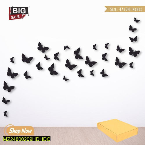 Butterfly Design Wall Art (30 pieces)