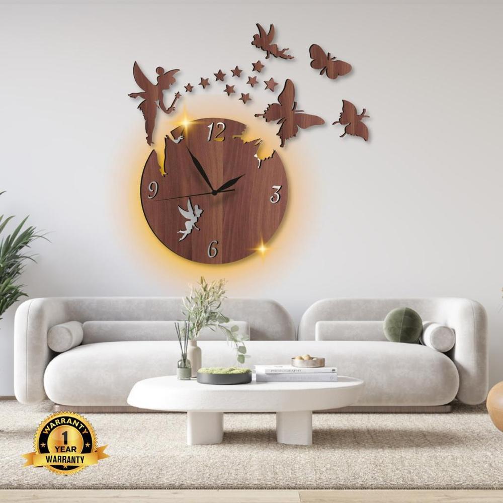 Fairy Design Wall Clock With Back Light