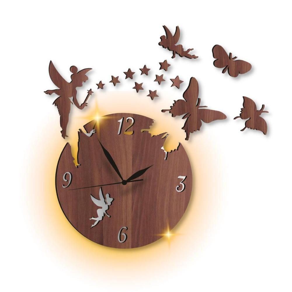 Fairy Design Wall Clock With Back Light