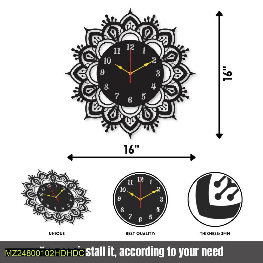 Round Mardiy Wall Design Clock